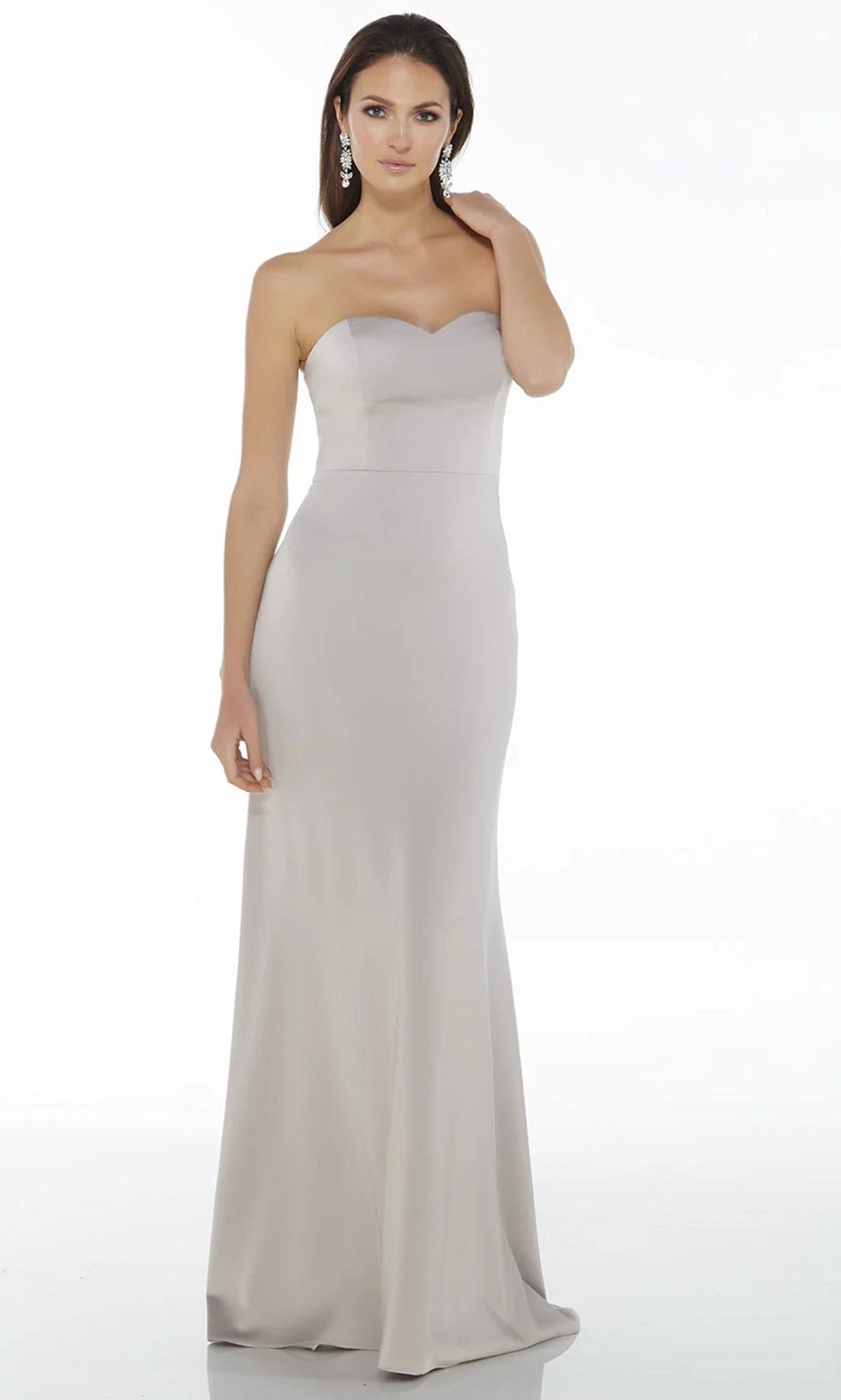 Alyce Paris 27105 - Cap Sleeve Lace Top Evening Gown