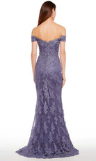 Alyce Paris 27249 - Lace Embroidered Off Shoulder Gown