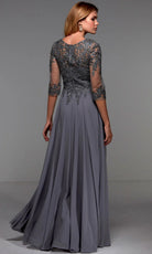 Alyce Paris 27474 - Illusion Bateau Embroidered Formal Dress