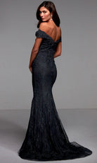 Alyce Paris 27484 - Off Shoulder Allover Lace Dress