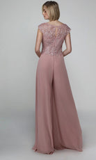 Alyce Paris 27488 - Lace Bodice Illusion Neck Jumpsuit