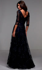 Alyce Paris 27494 - A-Line Formal Dress with Floral Embroidery