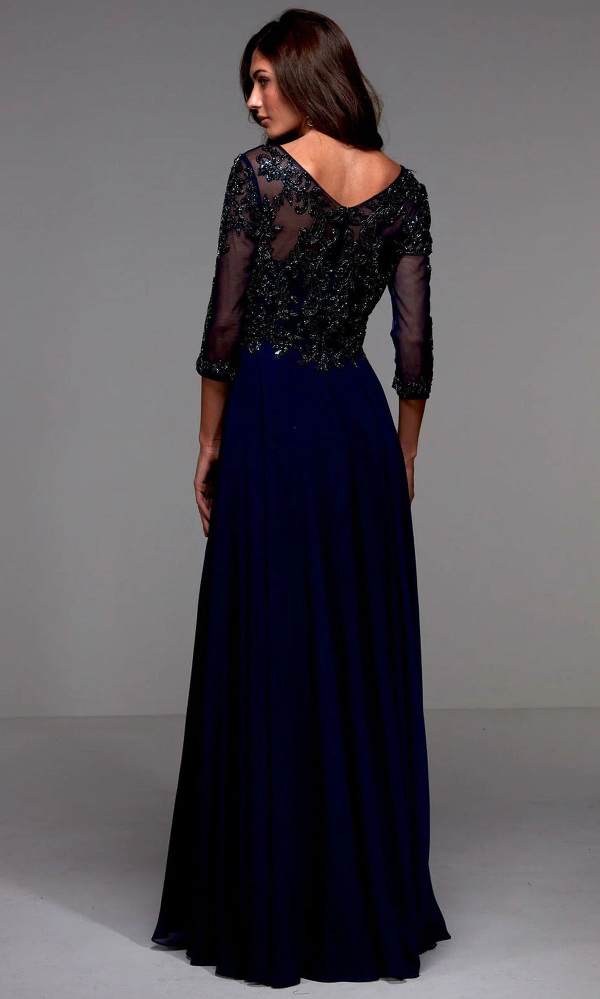 Alyce Paris 27502 - Embellished Scoop Neck Formal Dress
