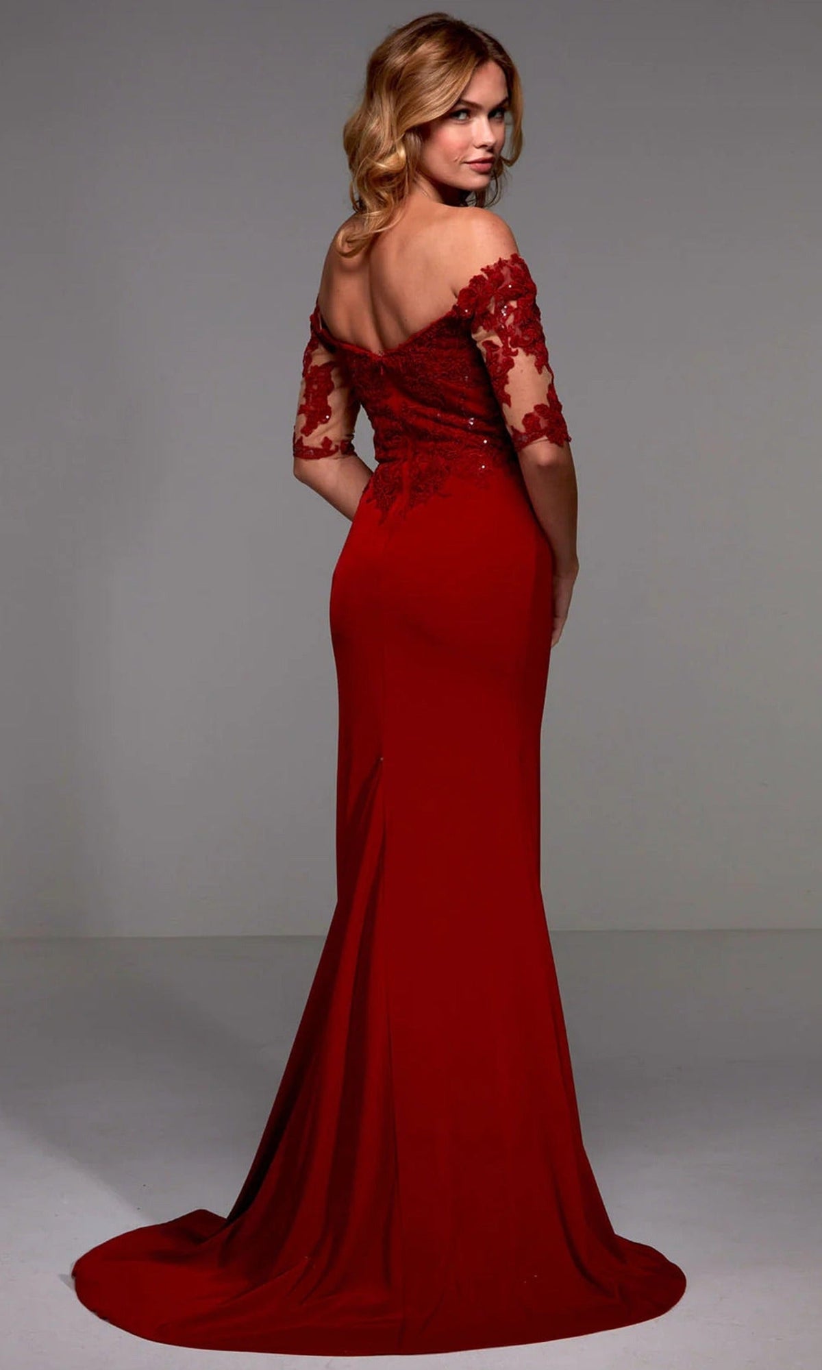 Alyce Paris 27518 - Embroidered Sweetheart Slit Formal Dress