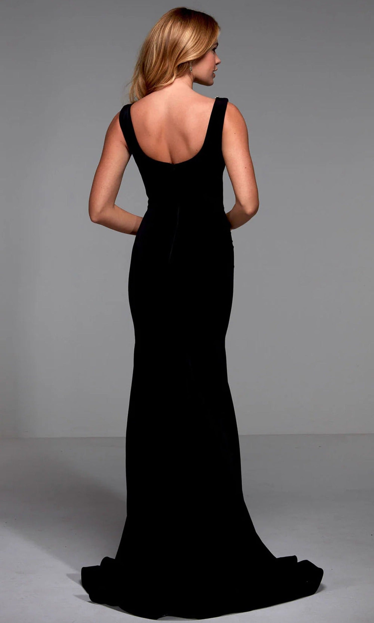 Alyce Paris 27538 - Bateau Neck Faille Sheath Gown