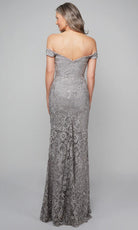 Alyce Paris 27553 - Allover Lace Off-Shoulder Fitted Dress