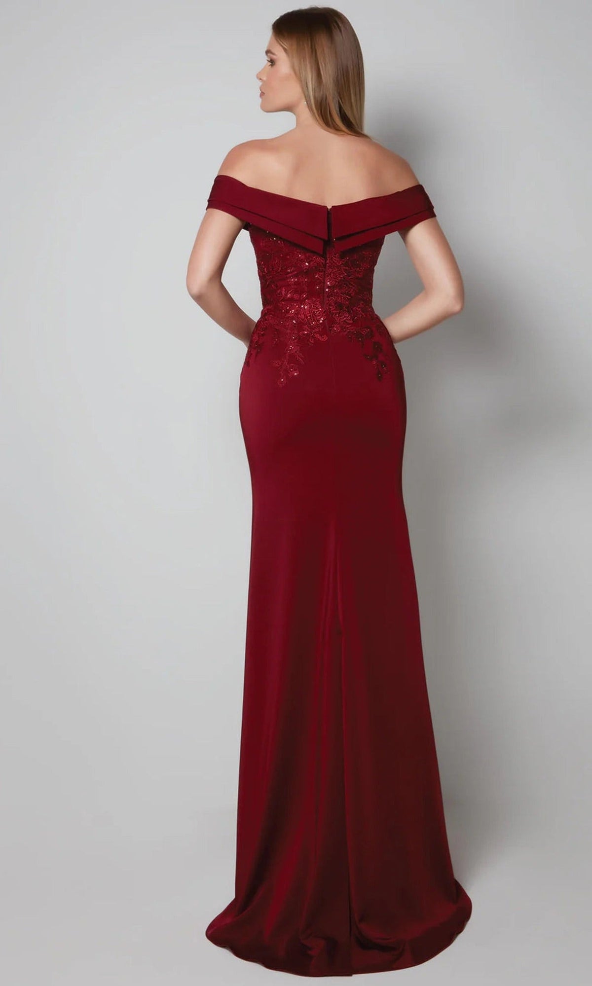 Alyce Paris 27571 - Off Shoulder Beaded Lace Gown