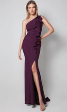 Alyce Paris 27575 - One Shoulder Ruffle Sheath Dress