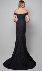 Alyce Paris 27578 - Straight Neckline Textured Sheath Gown