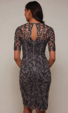Alyce Paris 27583 - Embroidered Illusion Sheath Dress