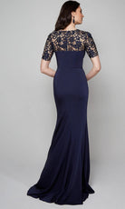 Alyce Paris 27585 - Illusion Lace Sleeve Evening Dress