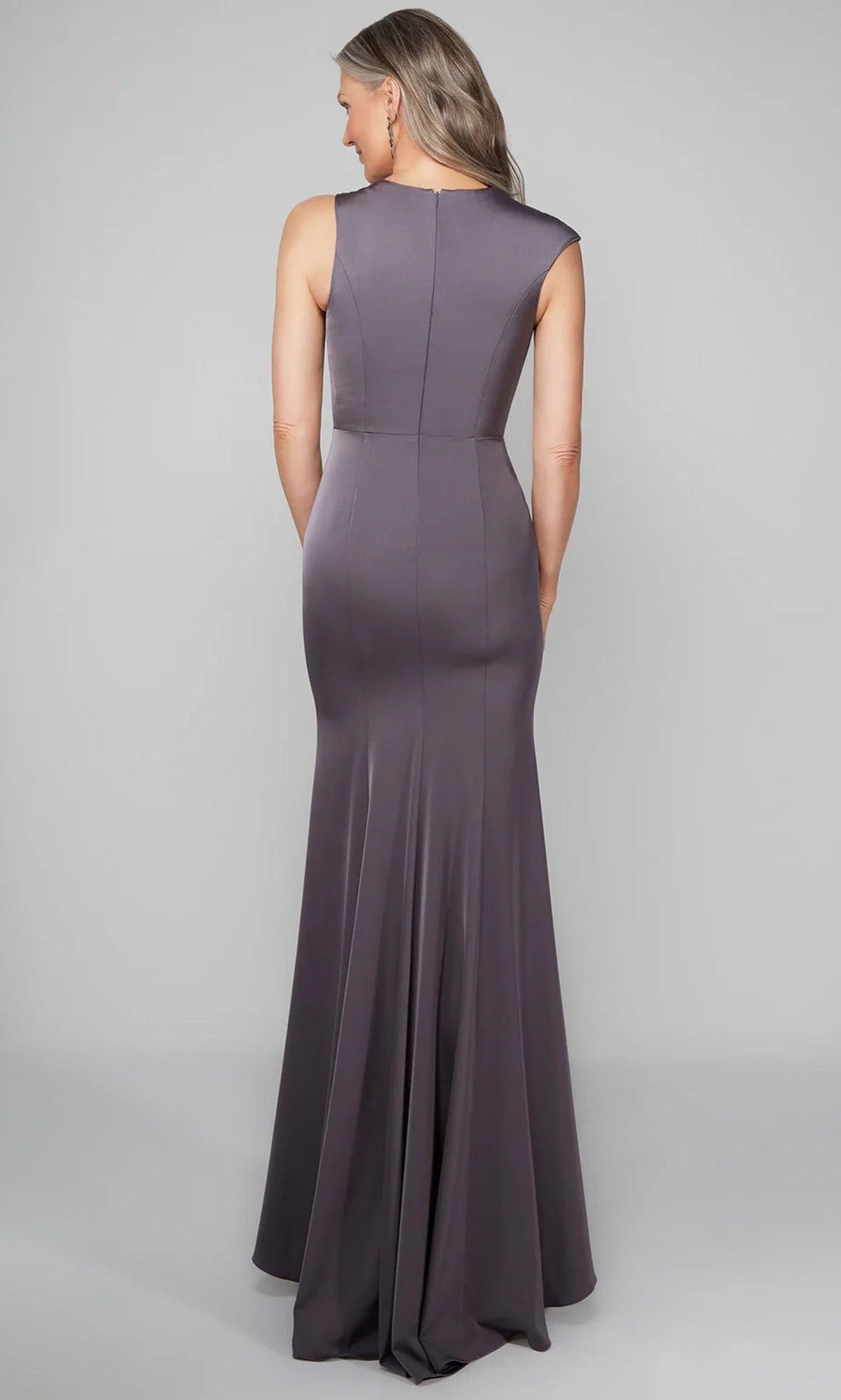 Alyce Paris 27598 - High Neck Faille Sheath Gown