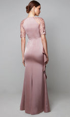 Alyce Paris 27601 - Sheer Embroidered Sleeve Formal Gown