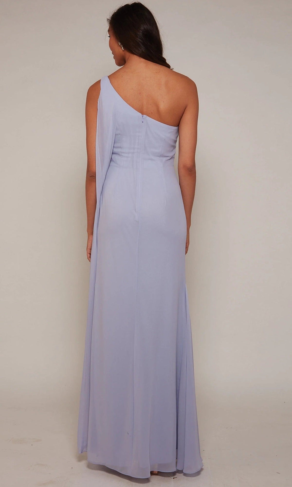 Alyce Paris 27603 - One Shoulder Chiffon Sheath Gown