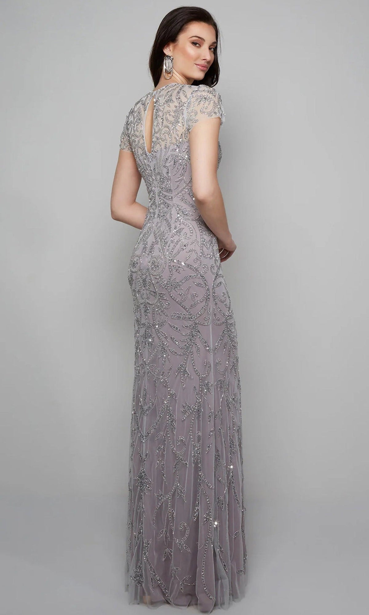 Alyce Paris 27607 - Beaded Tulle Illusion Neckline Gown