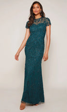 Alyce Paris 27607 - Beaded Tulle Illusion Neckline Gown