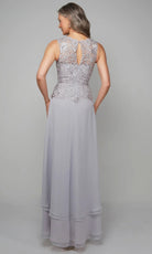 Alyce Paris 27608 - Lace Top High Low Chiffon Dress