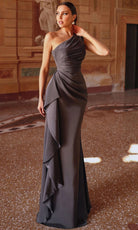 Alyce Paris 27624 - One Shoulder Draped Evening Gown