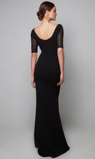 Alyce Paris 27628 - Elegant Sheath Dress with Beaded Sleeves