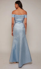 Alyce Paris 27639 - Jacquard Off Shoulder Sheath Gown