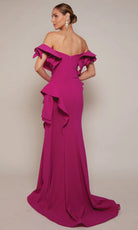 Alyce Paris 27643 - Off Shoulder Ruffle Evening Gown