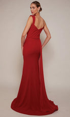 Alyce Paris 27650 - Draped One Shoulder Georgette Gown