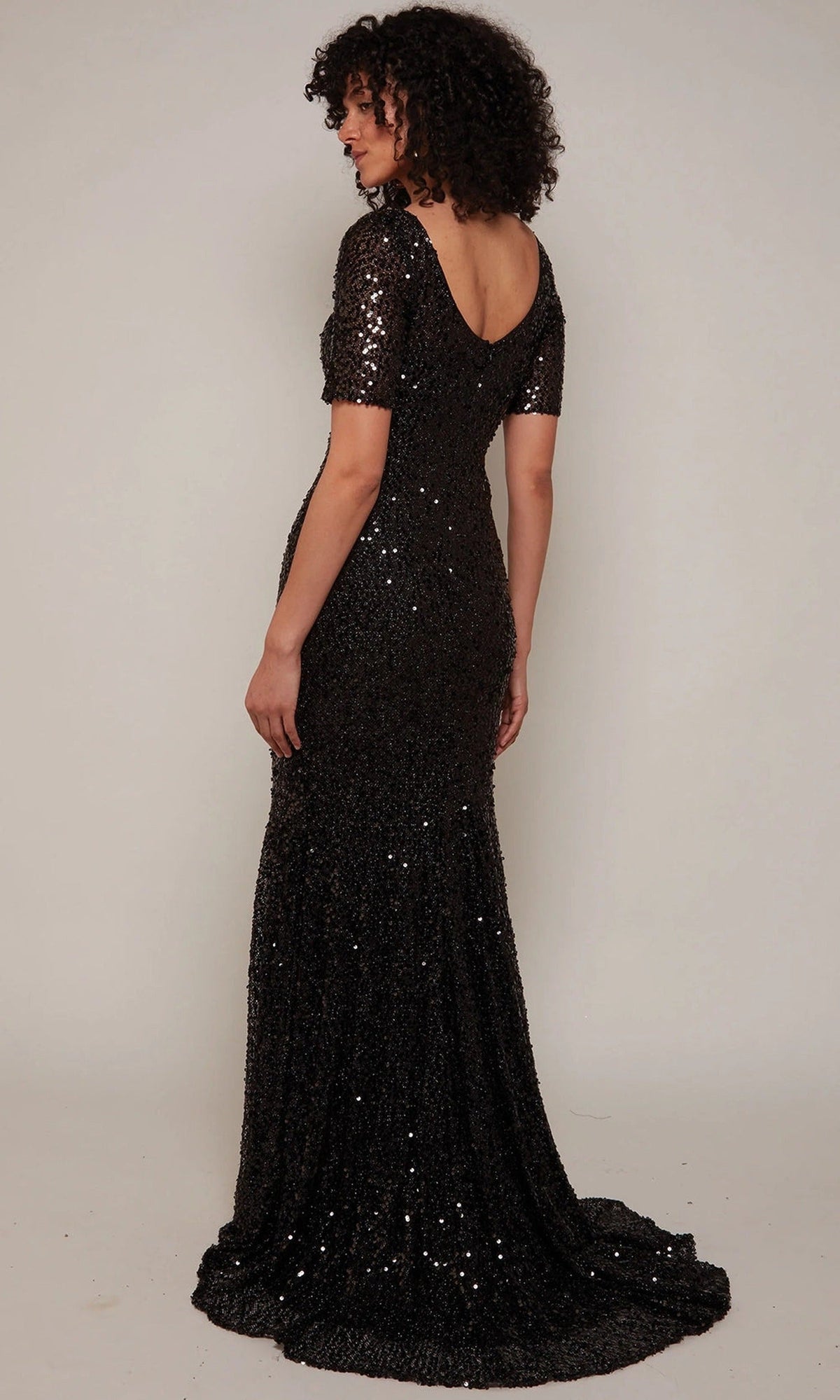 Alyce Paris 27668 - V-Neckline Sequin Mesh Formal Gown