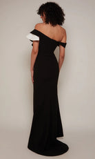 Alyce Paris 27672 - Off Shoulder Gown with Sculptural Ruffle