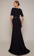 Alyce Paris 27679 - Beaded Belt Peplum Sheath Dress