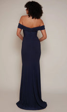 Alyce Paris 27680 - Ruched Off Shoulder Jersey Dress