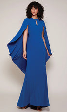 Alyce Paris 27683 - Keyhole Neckline Cape Sleeve Formal Gown