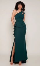 Alyce Paris 27689 - One Shoulder Cutout Sheath Dress