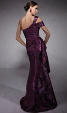 Alyce Paris 27701 - Cold Shoulder Side Ruffle Formal Dress
