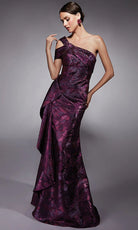 Alyce Paris 27701 - Cold Shoulder Side Ruffle Formal Dress