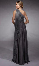 Alyce Paris 27719 - Metallic Chiffon One Shoulder Gown