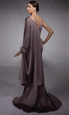 Alyce Paris 27722 - Satin One Shoulder Pleated Gown