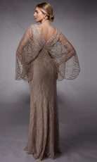 Alyce Paris 27724 - Sheer Cape Sequin Embroidered Dress
