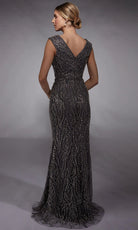Alyce Paris 27725 - Sequined Detachable Cape Sleeve Dress