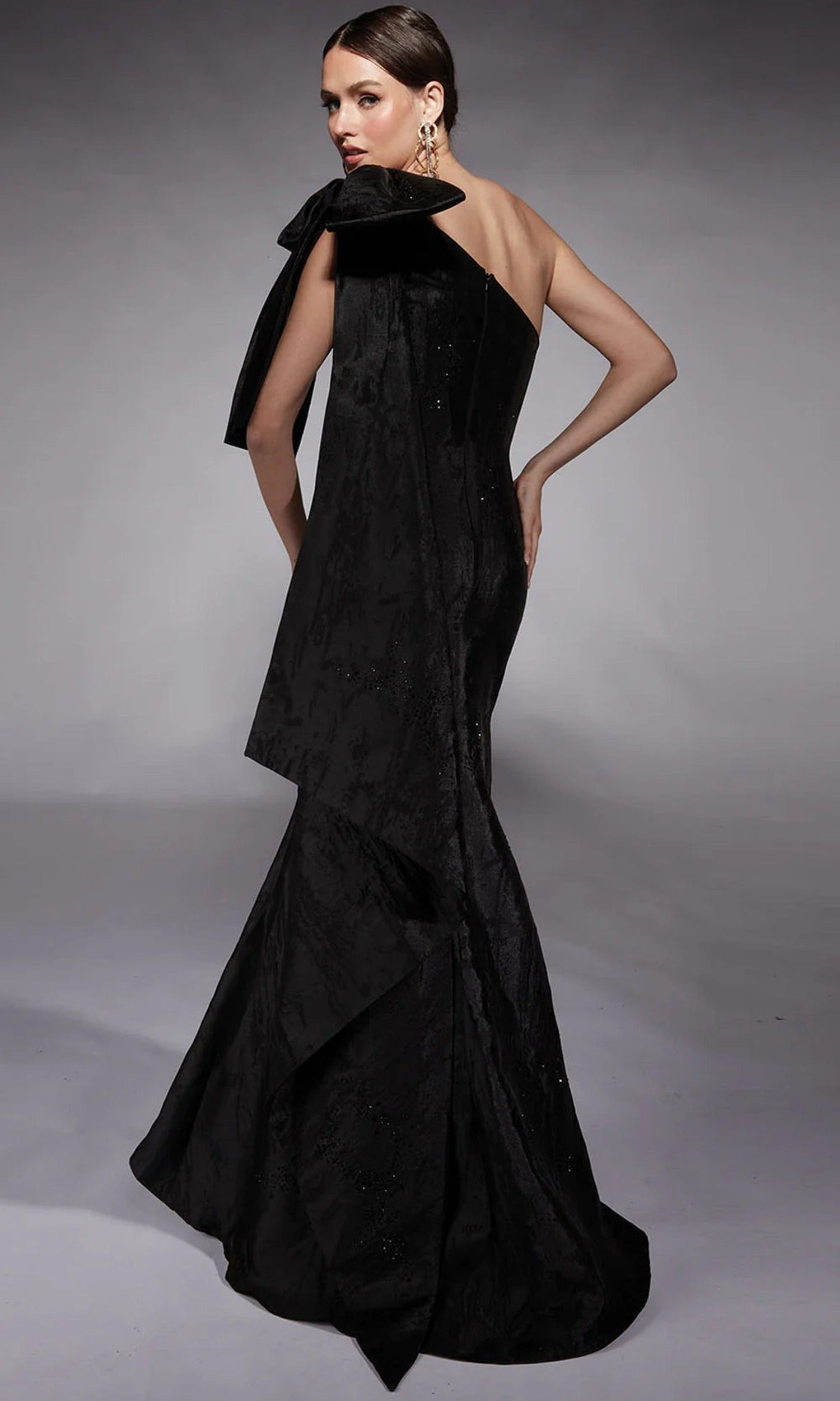 Alyce Paris 27731 - One Shoulder Bow Sheath Dress