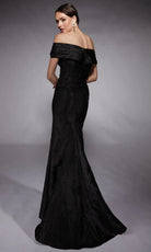 Alyce Paris 27733 - Off Shoulder Mermaid Jacquard Dress
