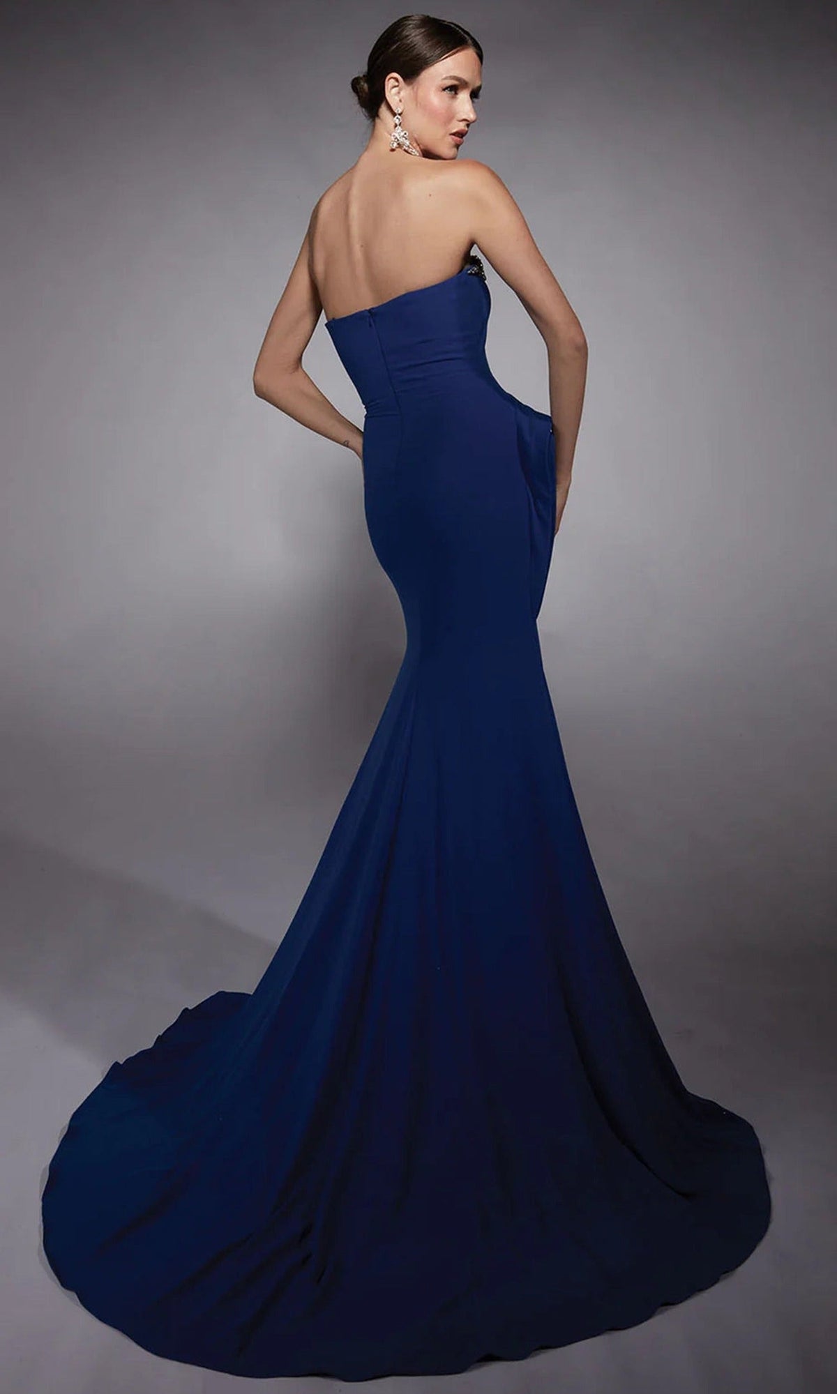 Alyce Paris 27739 - Strapless Trumpet Dress with Crystal Trim