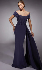 Alyce Paris 27745 - Straight Neck Ruched Evening Dress