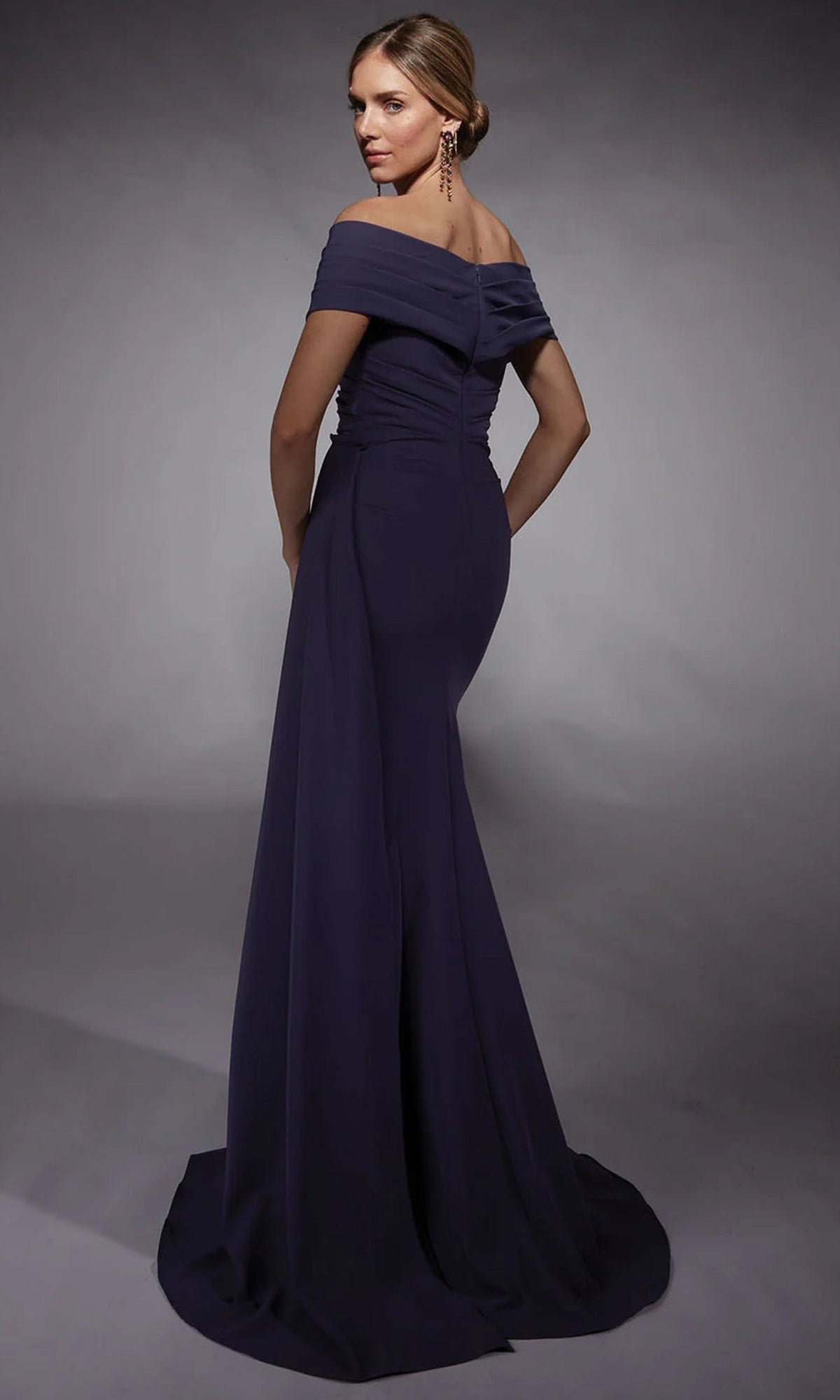 Alyce Paris 27745 - Straight Neck Ruched Evening Dress