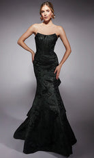 Alyce Paris 27747 - Strapless Metallic Jacquard Mermaid Dress