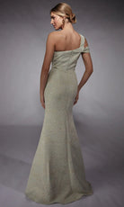 Alyce Paris 27749 - Cold Shoulder Jacquard Fitted Dress