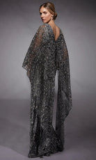 Alyce Paris 27752 - Beaded Illusion V-Neck Evening Gown