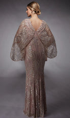 Alyce Paris 27756 - V-Neck Geometric Sequin Evening Dress