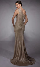 Alyce Paris 27763 - One-Shoulder Metallic Jersey Gown