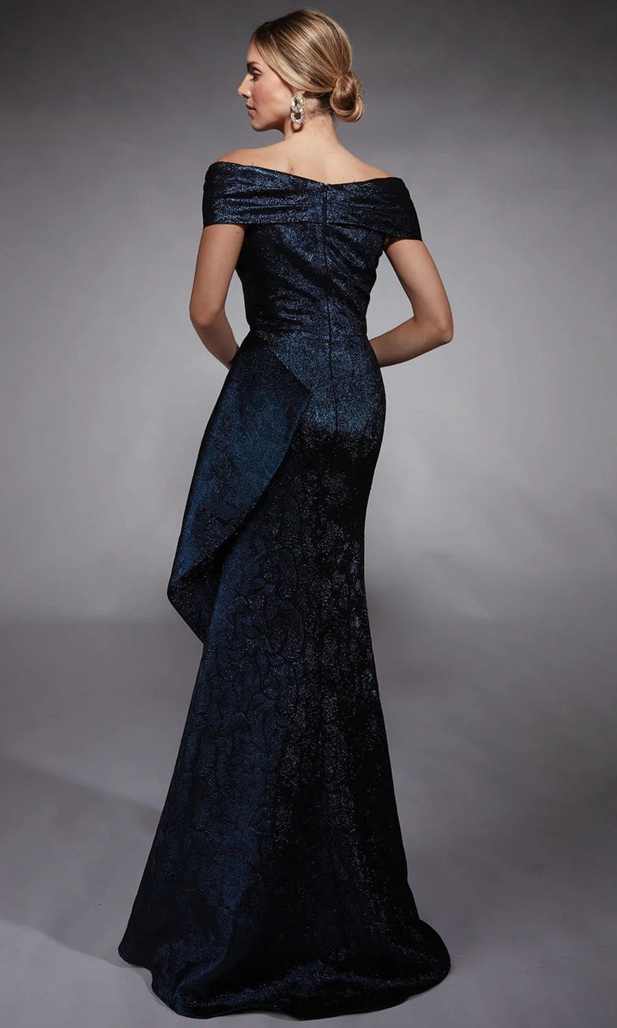 Alyce Paris 27774 - Knotted Off Shoulder Mermaid Gown