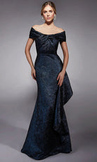 Alyce Paris 27774 - Knotted Off Shoulder Mermaid Gown